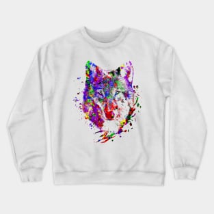 Wolf Animal Forest Wild Nature World Free Land Crewneck Sweatshirt